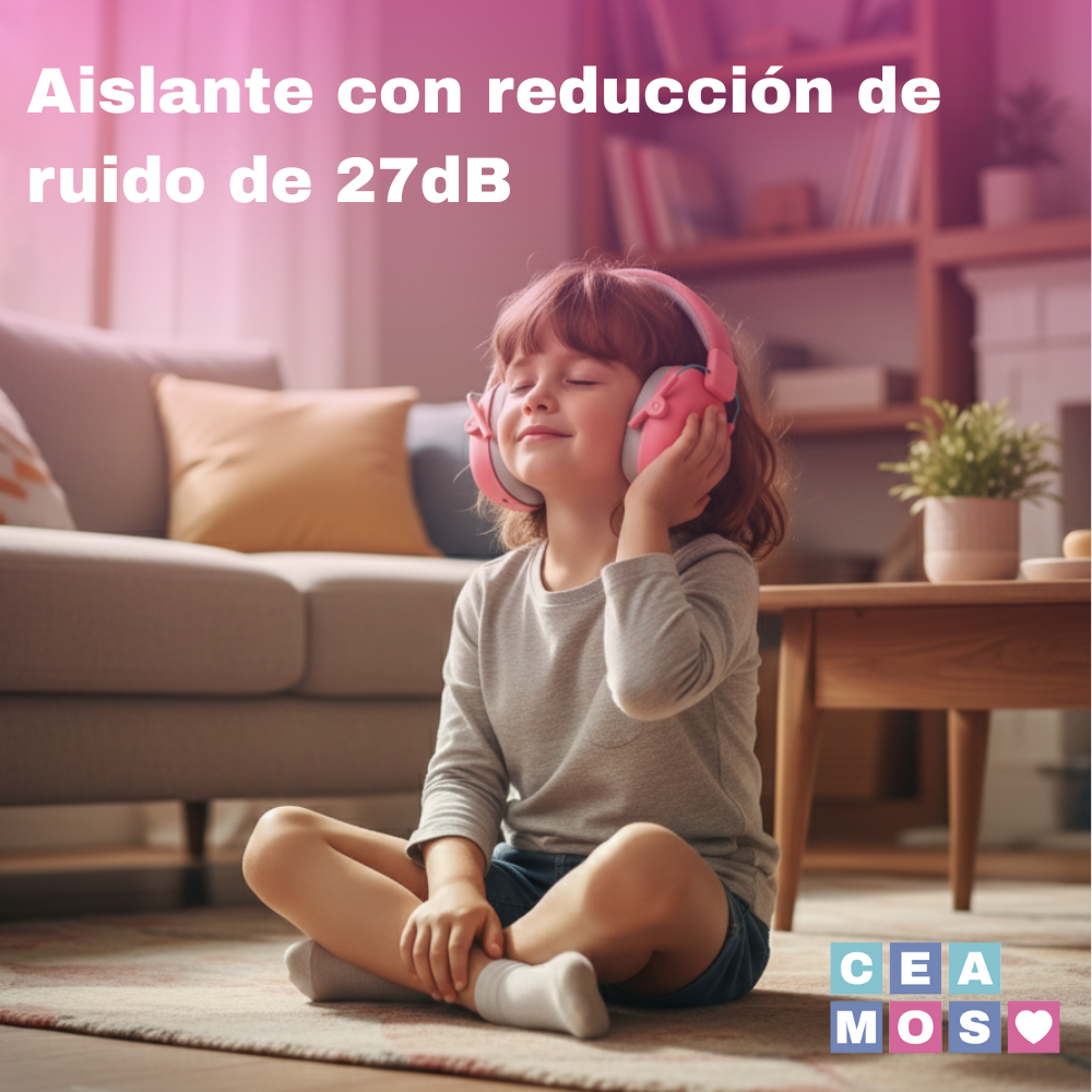 Audífonos Antiruido 27 Decibeles Para Niños