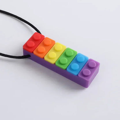 Mordedor Sensorial Tipo Lego